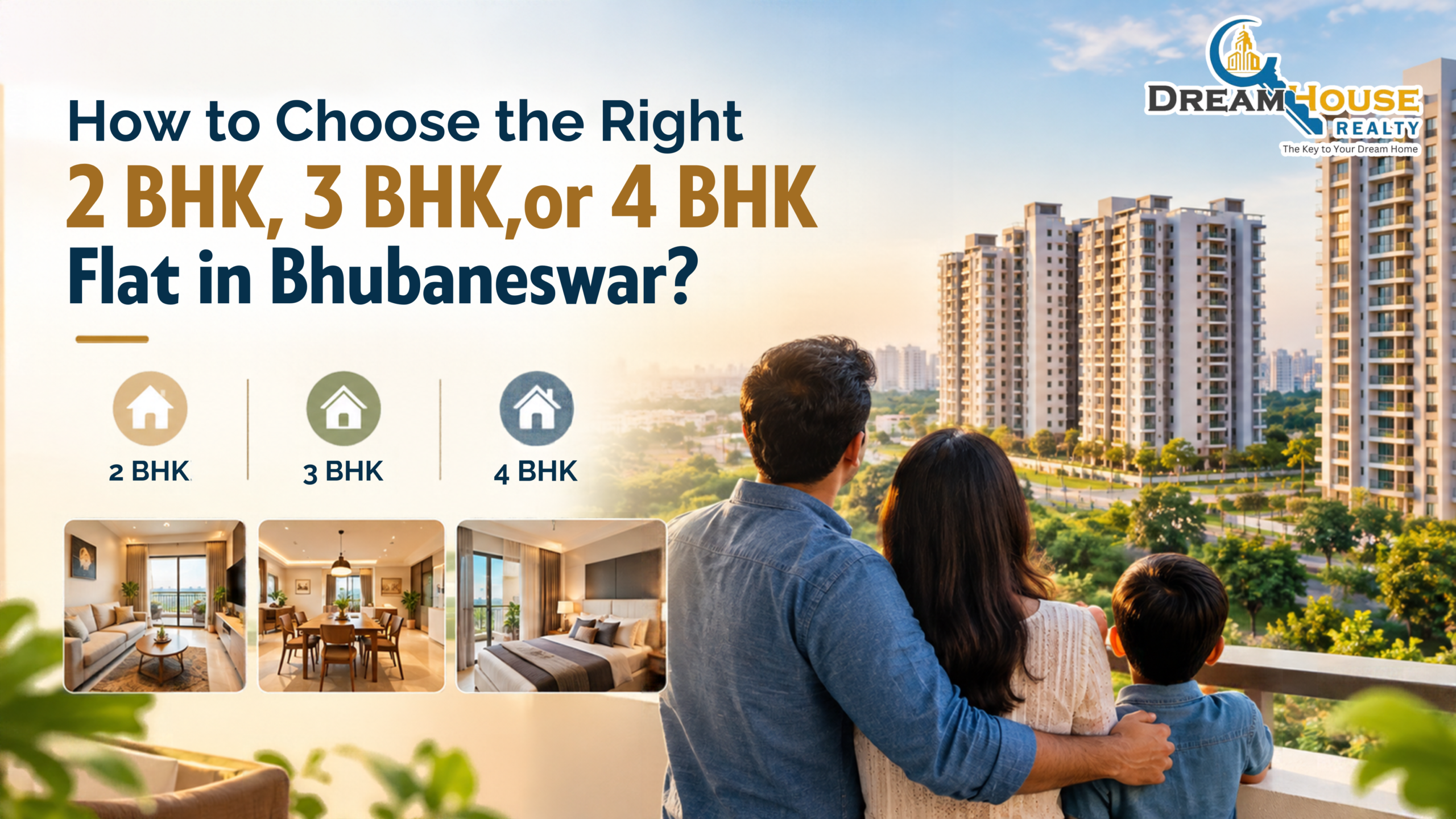How to Choose the Right 2 BHK, 3 BHK, or 4 BHK Flat in Bhubaneswar?